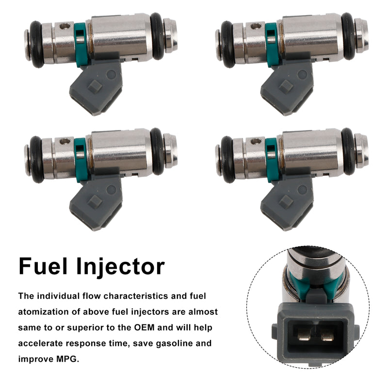 Renault Clio Espace Kangoo Laguna Megane 4PCS Fuel Iniector IWP042