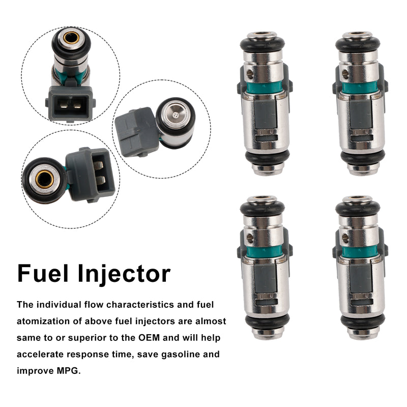 Renault Clio Espace Kangoo Laguna Megane 4PCS Fuel Iniector IWP042