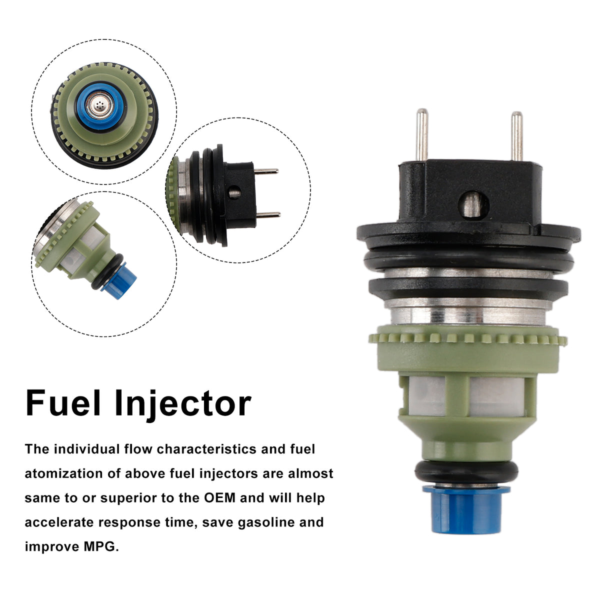 Geo Metro Fit Suzuki Swift 1.0L 195500-2160 1PCS Fuel Injector 0280150661