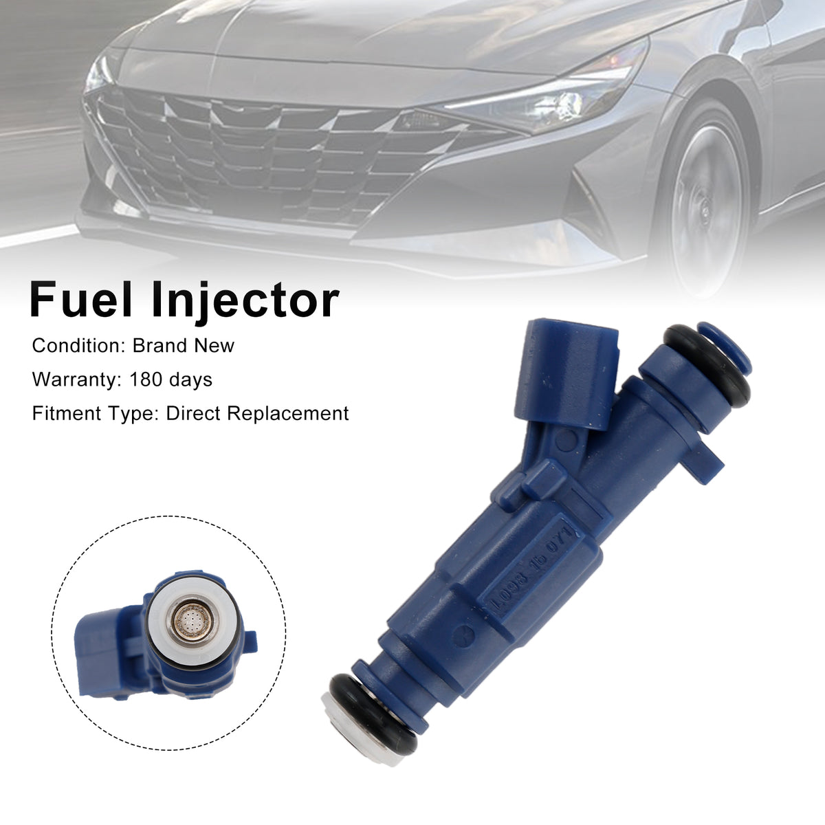 Elantra 2021-2023 Fit Kona 2022-2023 2.0L 1PCS Fuel Injector 353102J000