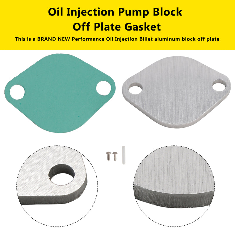Suzuki LT50 LTA50 JR50 All Years Oil Injection Pump Block Off Plate Gasket