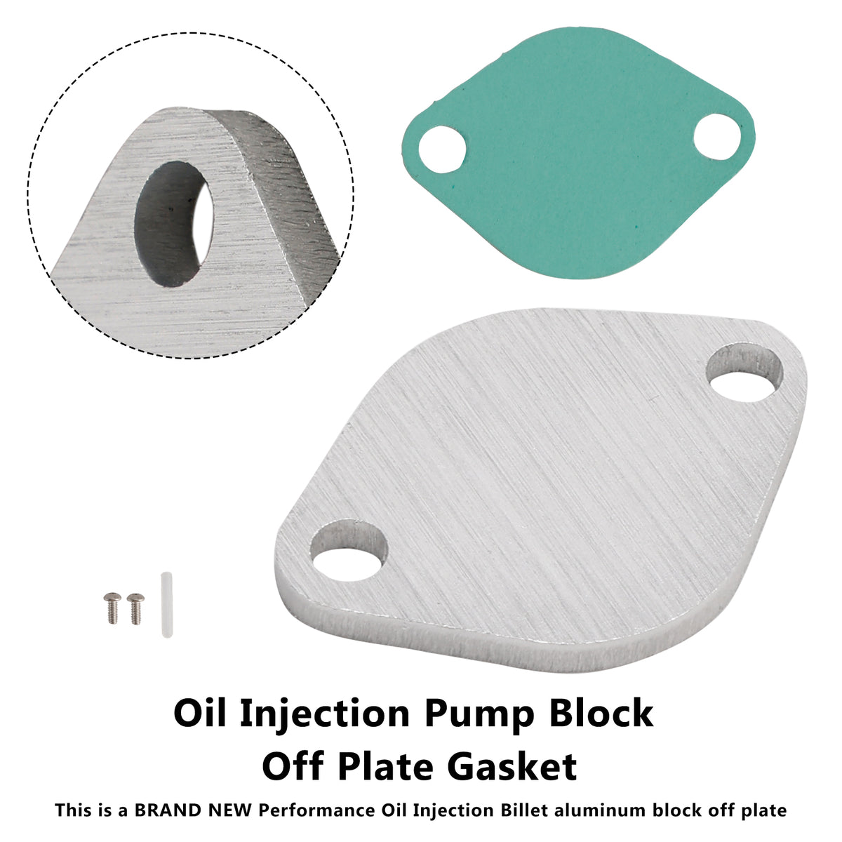 Suzuki LT50 LTA50 JR50 All Years Oil Injection Pump Block Off Plate Gasket