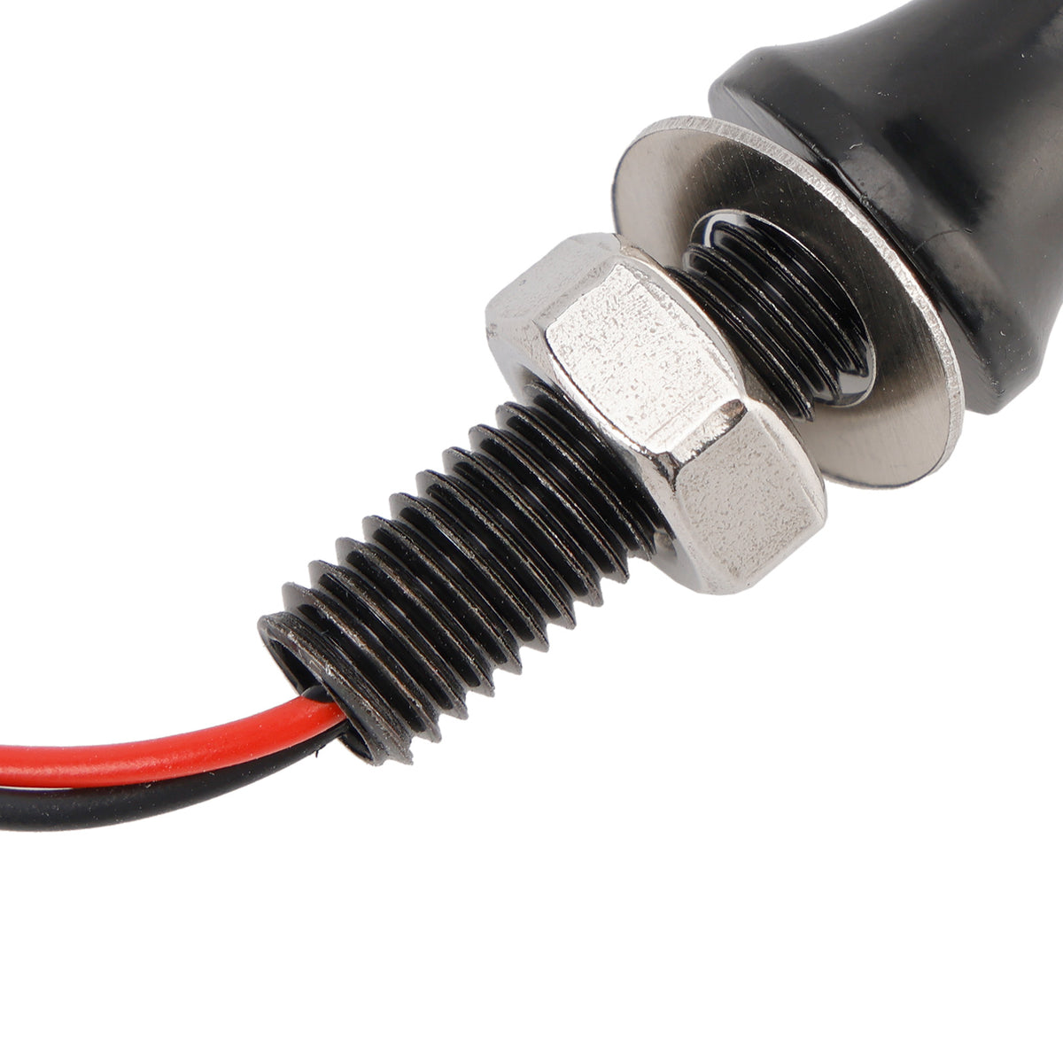 Suzuki Black 12V LED Turn Signal Indicator Light 8mm Universal Motorcycle