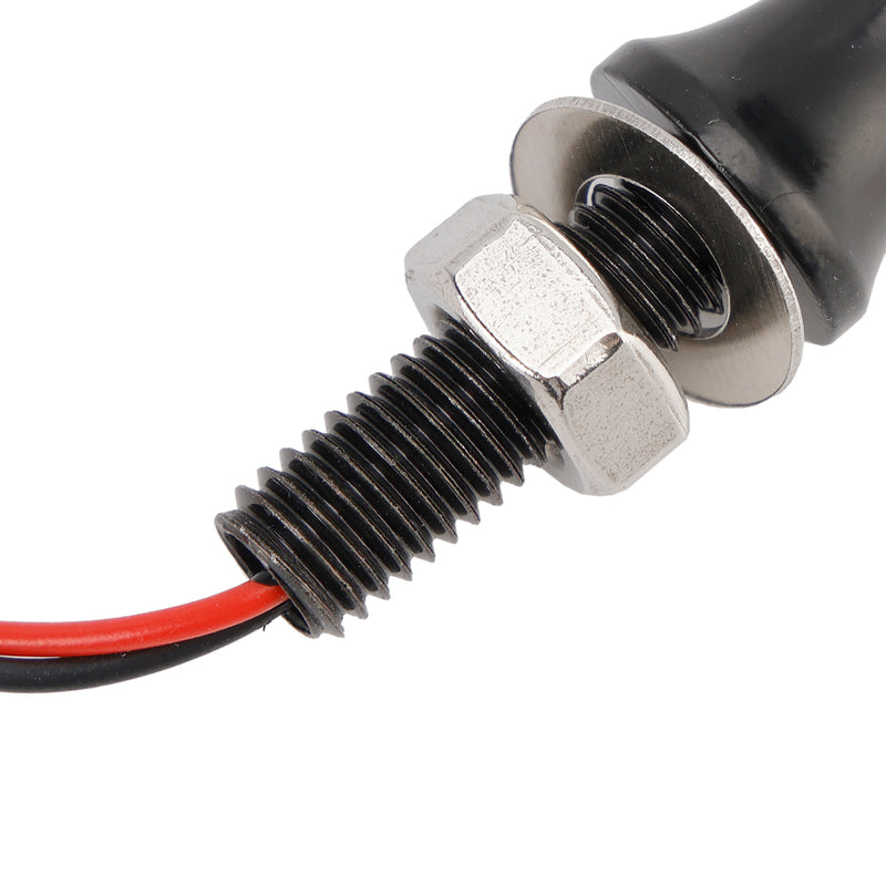 Suzuki Black 12V LED Turn Signal Indicator Light 8mm Universal Motorcycle
