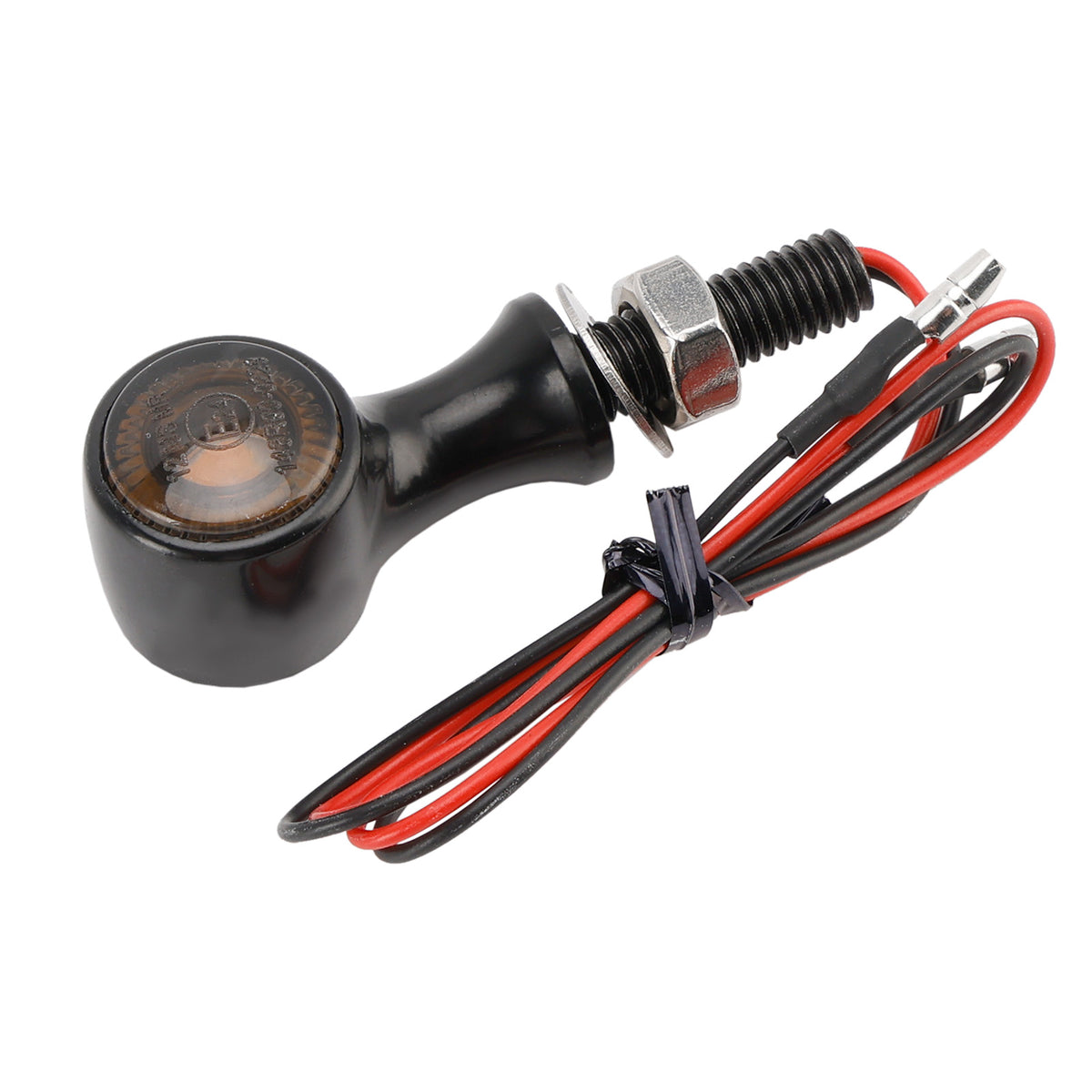 Suzuki Black 12V LED Turn Signal Indicator Light 8mm Universal Motorcycle