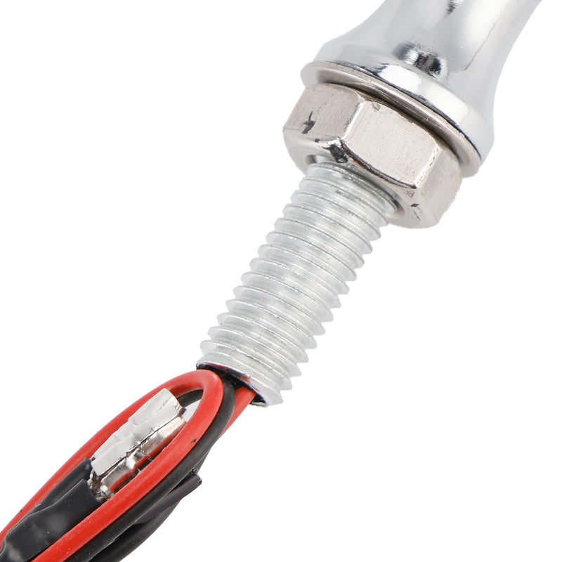 Suzuki Chrome 12V LED Turn Signal Indicator Light 8mm Universal Motorcycle