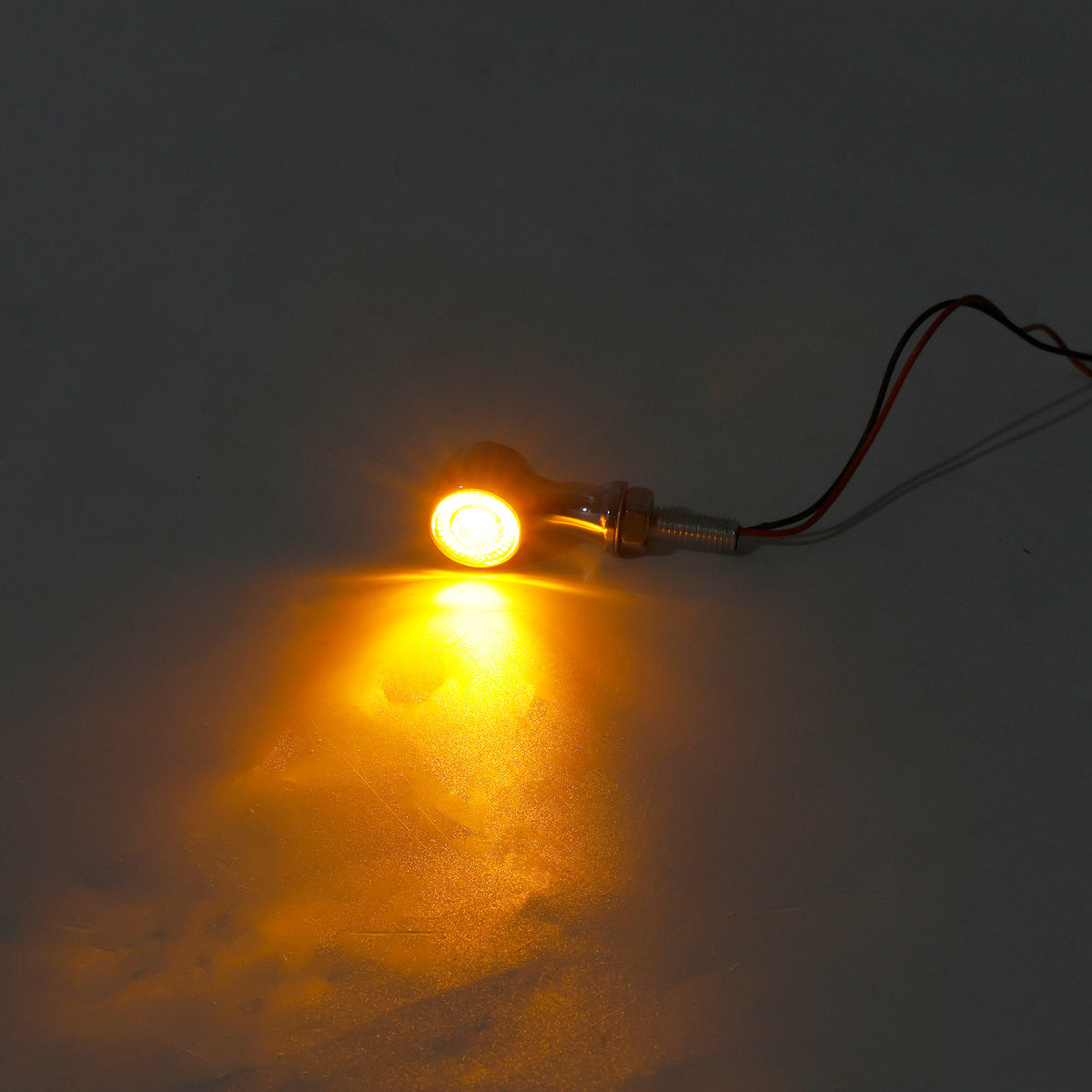 Suzuki Chrome 12V LED Turn Signal Indicator Light 8mm Universal Motorcycle