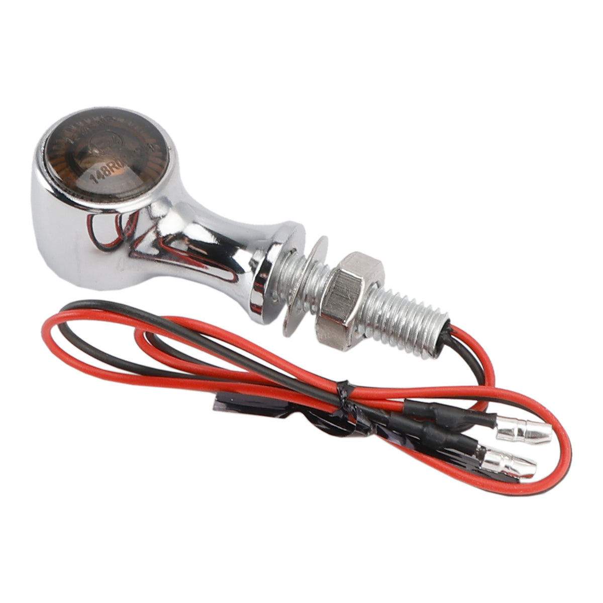 Suzuki Chrome 12V LED Turn Signal Indicator Light 8mm Universal Motorcycle