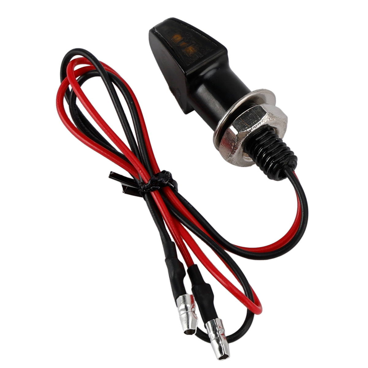 Yamaha Black 12V LED Turn Signal Indicator Light 8mm Universal Motorcycle