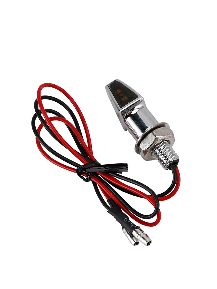 Yamaha Chrome 12V LED Turn Signal Indicator Light 8mm Universal Motorcycle