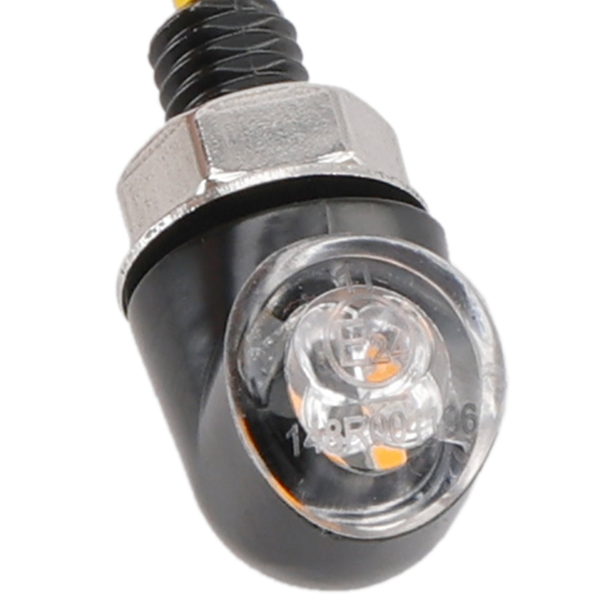 Honda Black 12V LED Turn Signal Indicator Light 8mm Universal Motorcycle