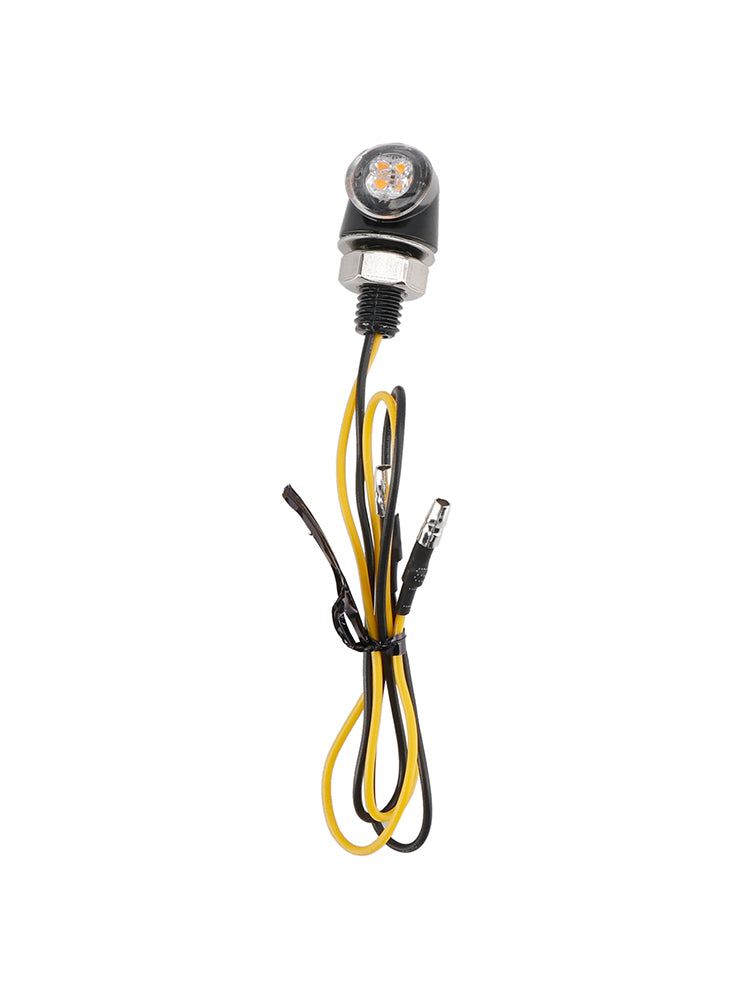 Honda Black 12V LED Turn Signal Indicator Light 8mm Universal Motorcycle