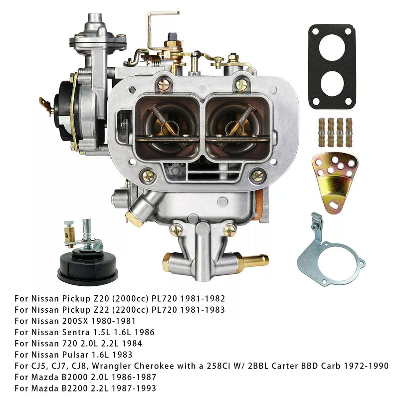 2 Barrel Carburetor w/ Electric choke For Holley 32/36 DGV DGEV DGAV For Toyota