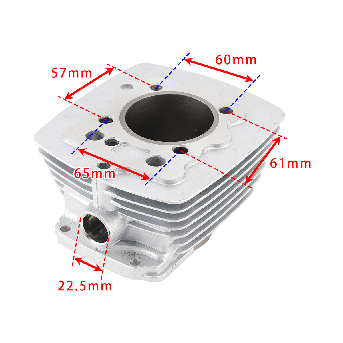 Chinese 200cc ATV Quad Dirt Bike Loncin CG200 Cylinder Piston Top End Kit
