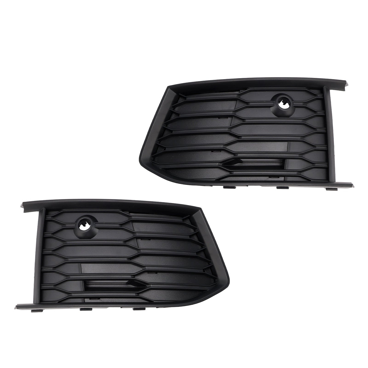 2019-2023  Audi A6 C8 S-Line S6 Pair Front Fog Light Lamp Bezel Grill