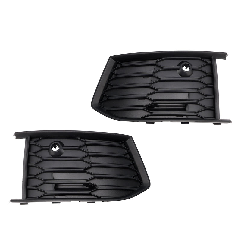2019-2023  Audi A6 C8 S-Line S6 Pair Front Fog Light Lamp Bezel Grill
