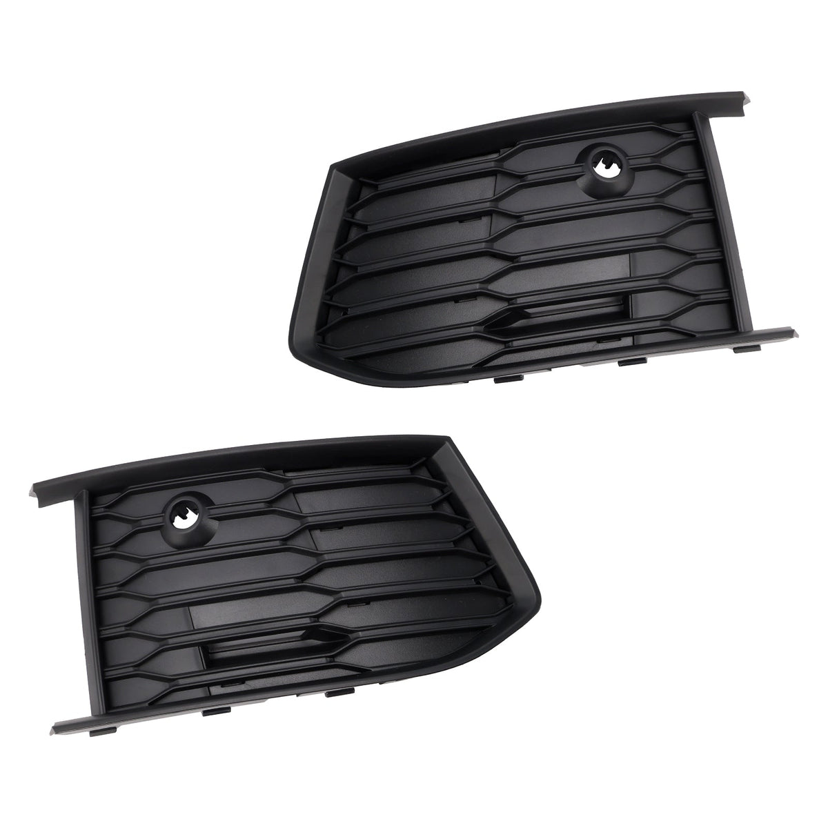 2019-2023  Audi A6 C8 S-Line S6 Pair Front Fog Light Lamp Bezel Grill