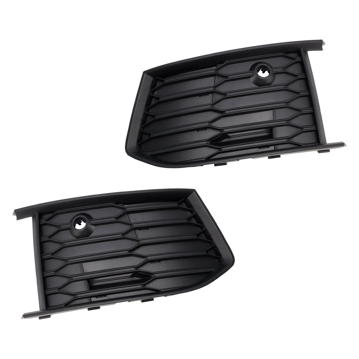 2019-2023  Audi A6 C8 S-Line S6 Pair Front Fog Light Lamp Bezel Grill