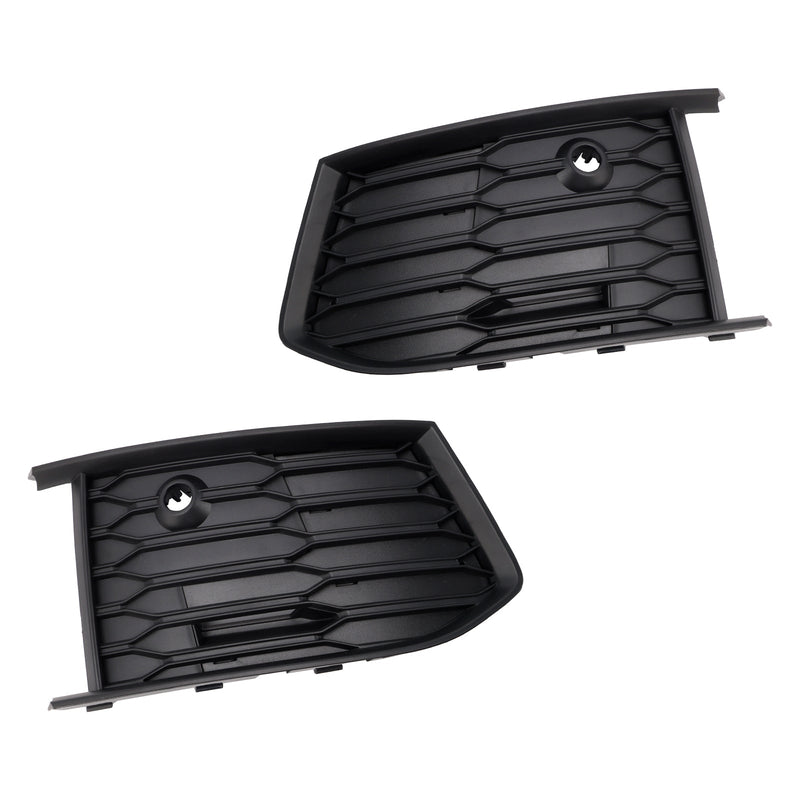 2019-2023  Audi A6 C8 S-Line S6 Pair Front Fog Light Lamp Bezel Grill