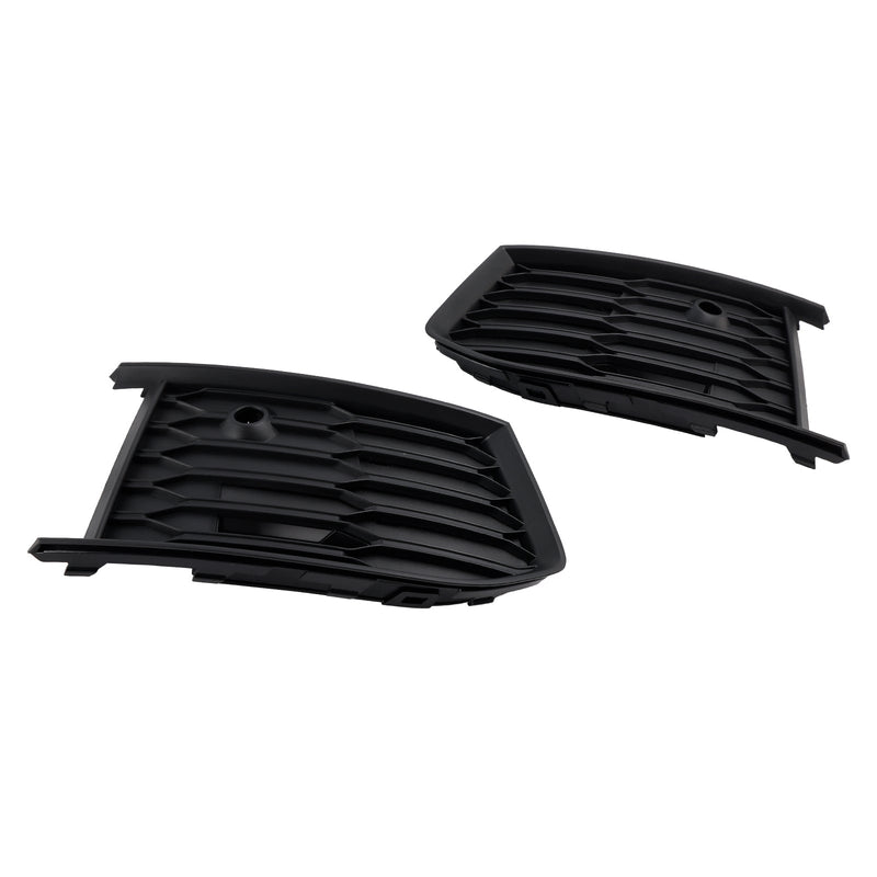 2019-2023  Audi A6 C8 S-Line S6 Pair Front Fog Light Lamp Bezel Grill