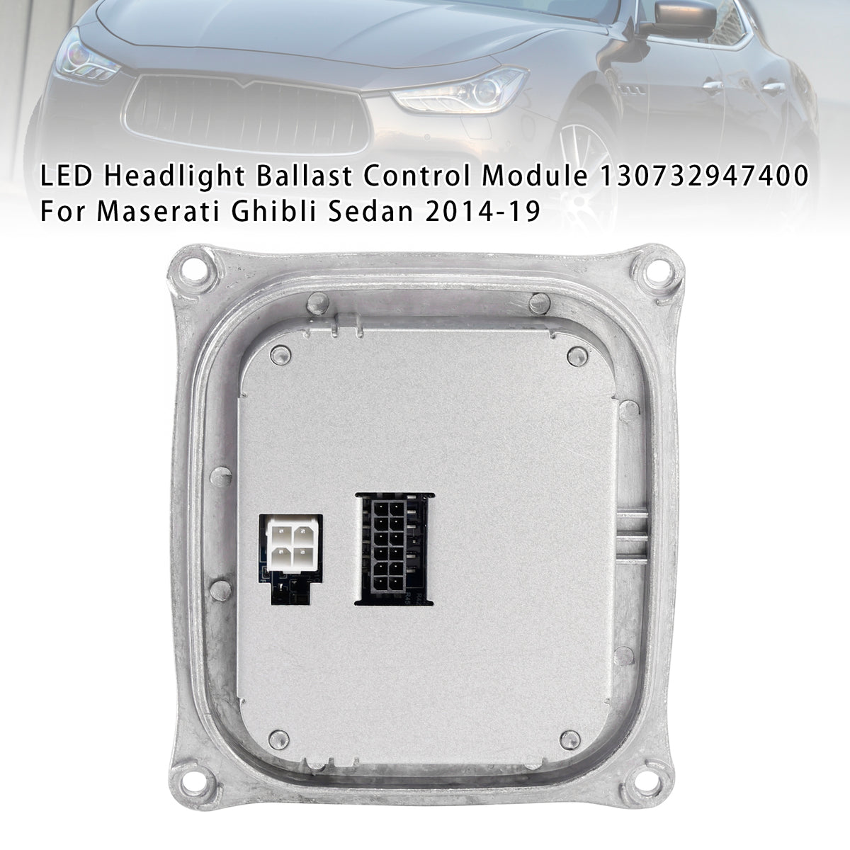 Maserati Ghibli Sedan LED Headlight Ballast Control Module 130732947400