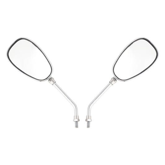 Yamaha V-Star XVS650 1998-2004 XVS1100 2000-2009 Pair Chrome M10 Rearview Mirrors