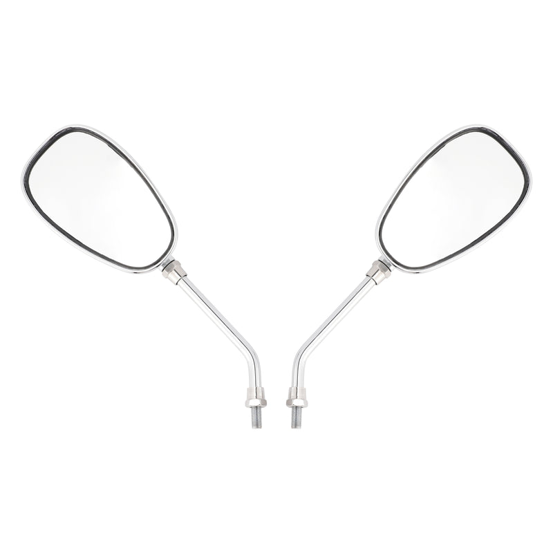 Yamaha V-Star XVS650 1998-2004 XVS1100 2000-2009 Pair Chrome M10 Rearview Mirrors