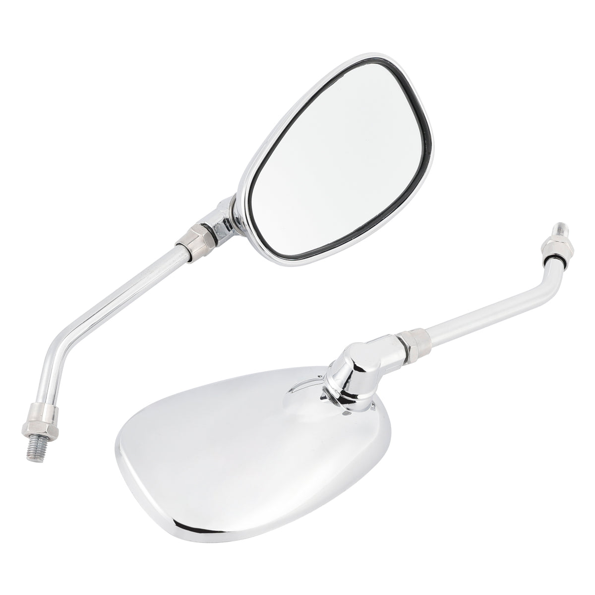 Yamaha V-Star XVS650 1998-2004 XVS1100 2000-2009 Pair Chrome M10 Rearview Mirrors