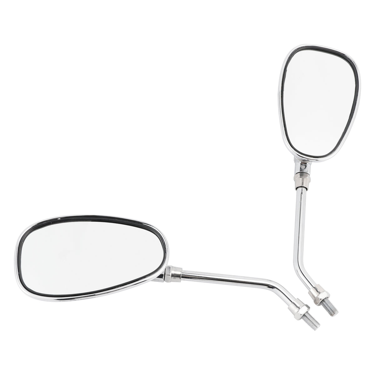 Yamaha V-Star XVS650 1998-2004 XVS1100 2000-2009 Pair Chrome M10 Rearview Mirrors