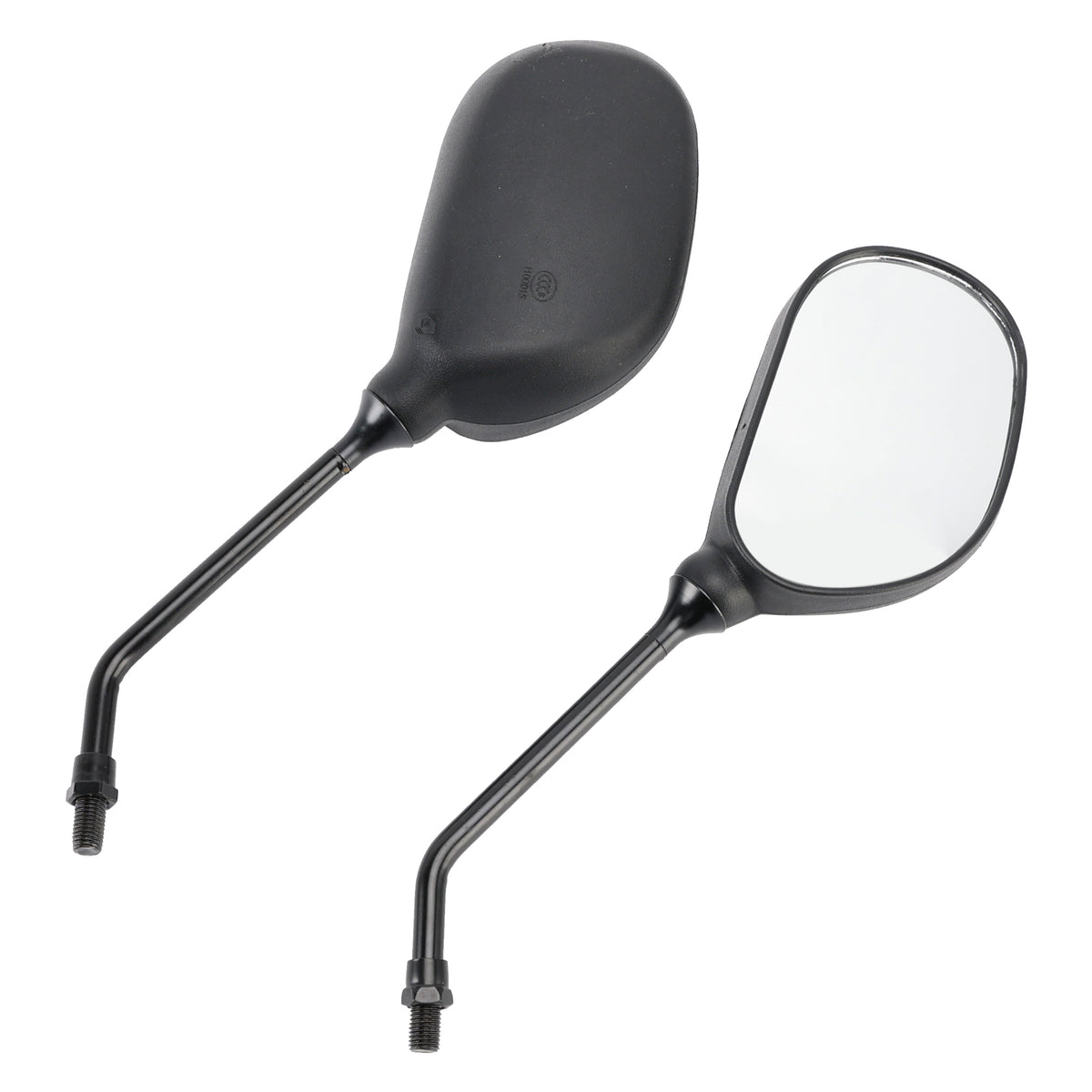 Yamaha YBR 125 YBR125 Handlebar Screw-in Fit Rear View Mirror Pair Black