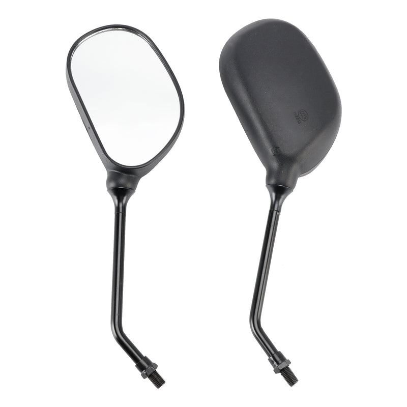 Yamaha YBR 125 YBR125 Handlebar Screw-in Fit Rear View Mirror Pair Black