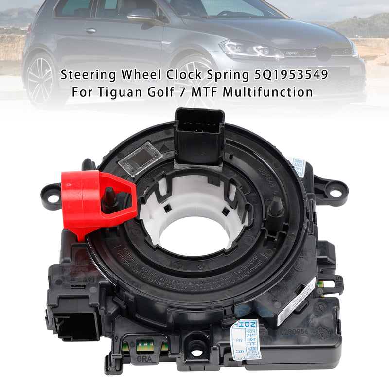 Tiguan Golf 7 MTF Multifunction Steering Wheel Clock Spring 5Q1953549