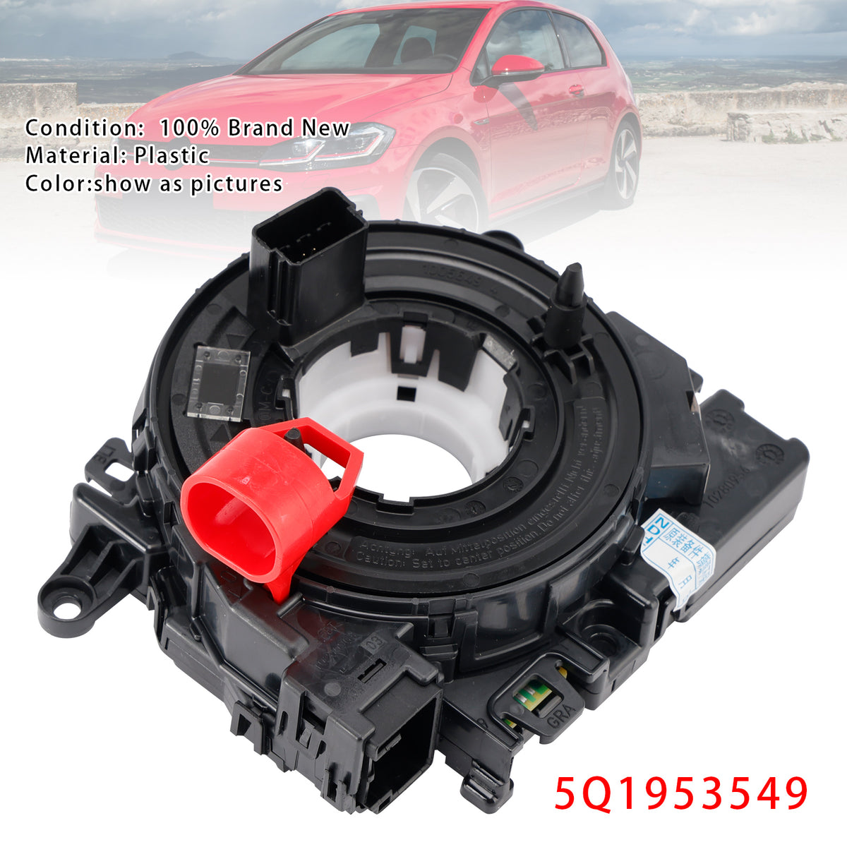 Tiguan Golf 7 MTF Multifunction Steering Wheel Clock Spring 5Q1953549