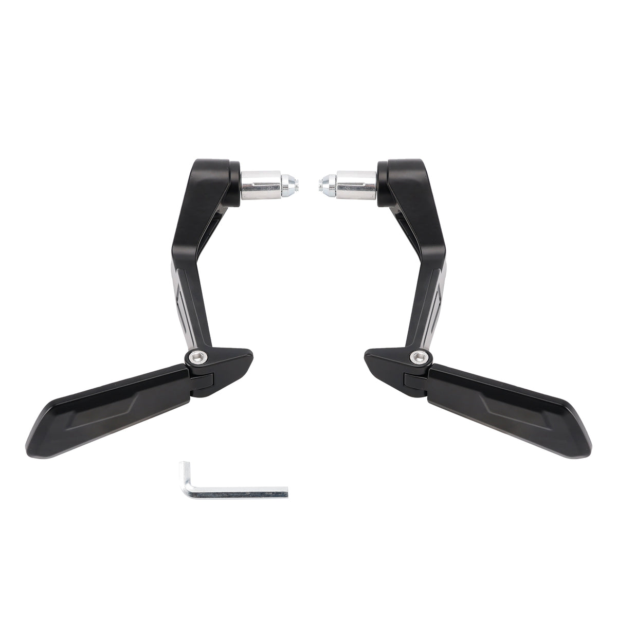 Handle Bar End Lever Protector with Folding Mirrors Set Motorcycle Universal