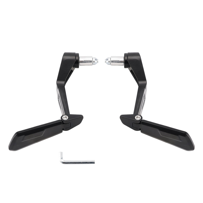 Handle Bar End Lever Protector with Folding Mirrors Set Motorcycle Universal