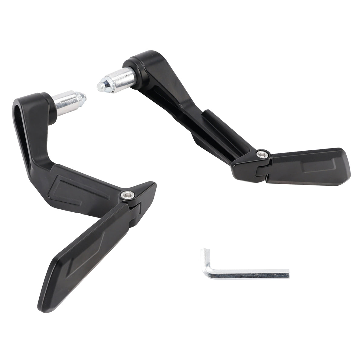 Handle Bar End Lever Protector with Folding Mirrors Set Motorcycle Universal