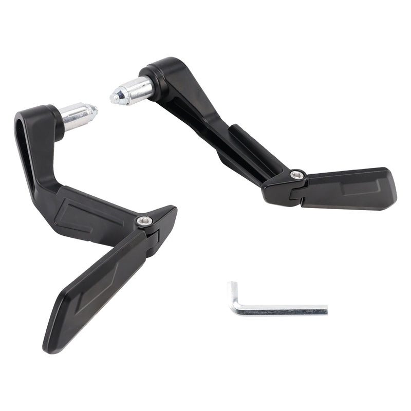 Handle Bar End Lever Protector with Folding Mirrors Set Motorcycle Universal