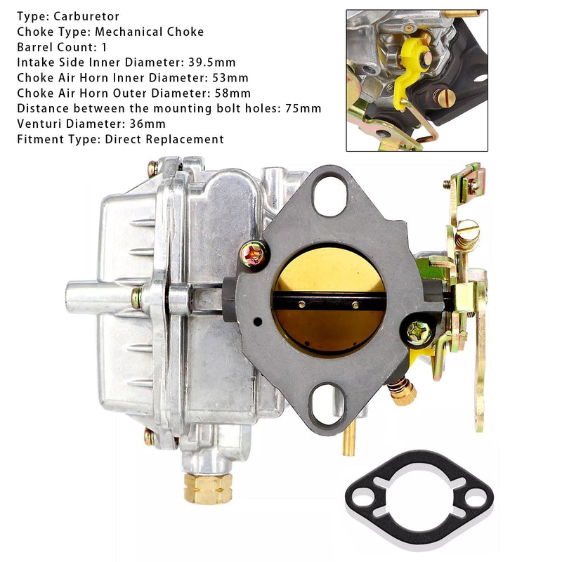 Ford Falcon 221 7020H 100000018 1 Barrel Carburetor