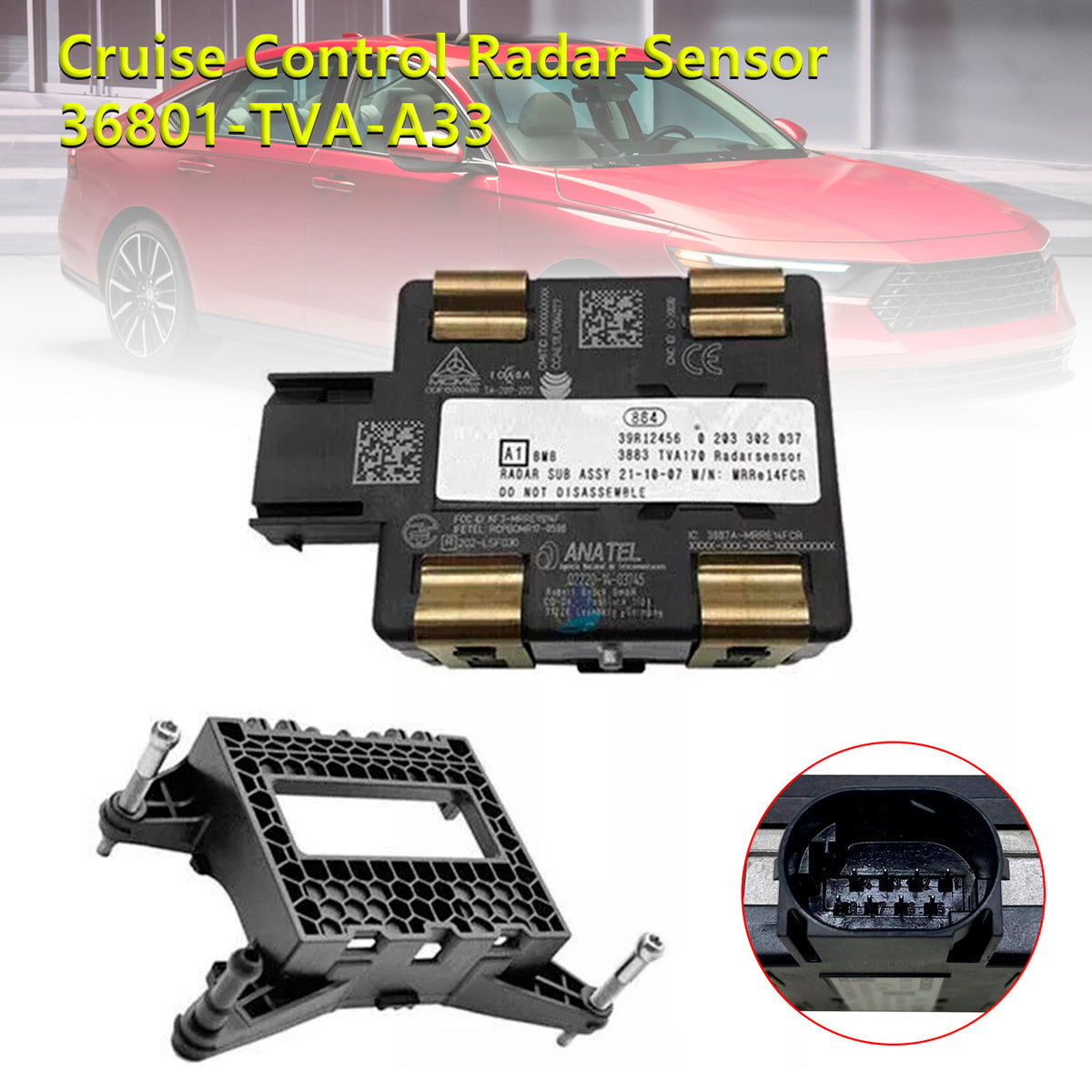 Honda Accord 2018-2023 Radar Cruise Control Distance Sensor 36801-TVA-A33