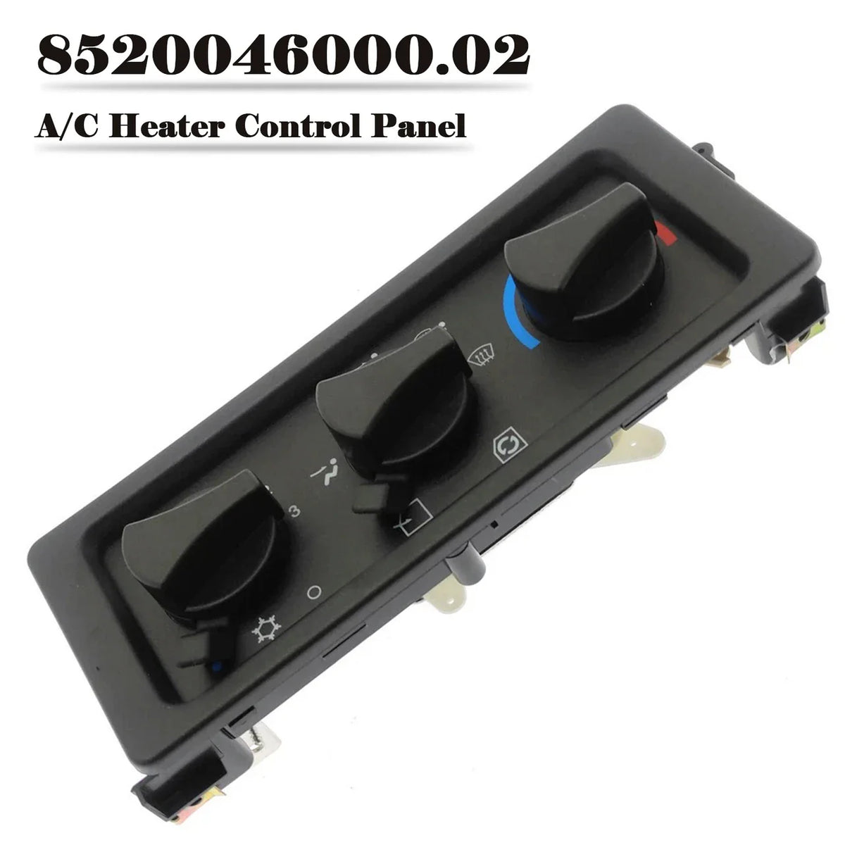 Freightliner FL60/FL70/C840 and more FL-Series models. T2823 A/C Heater Control Panel