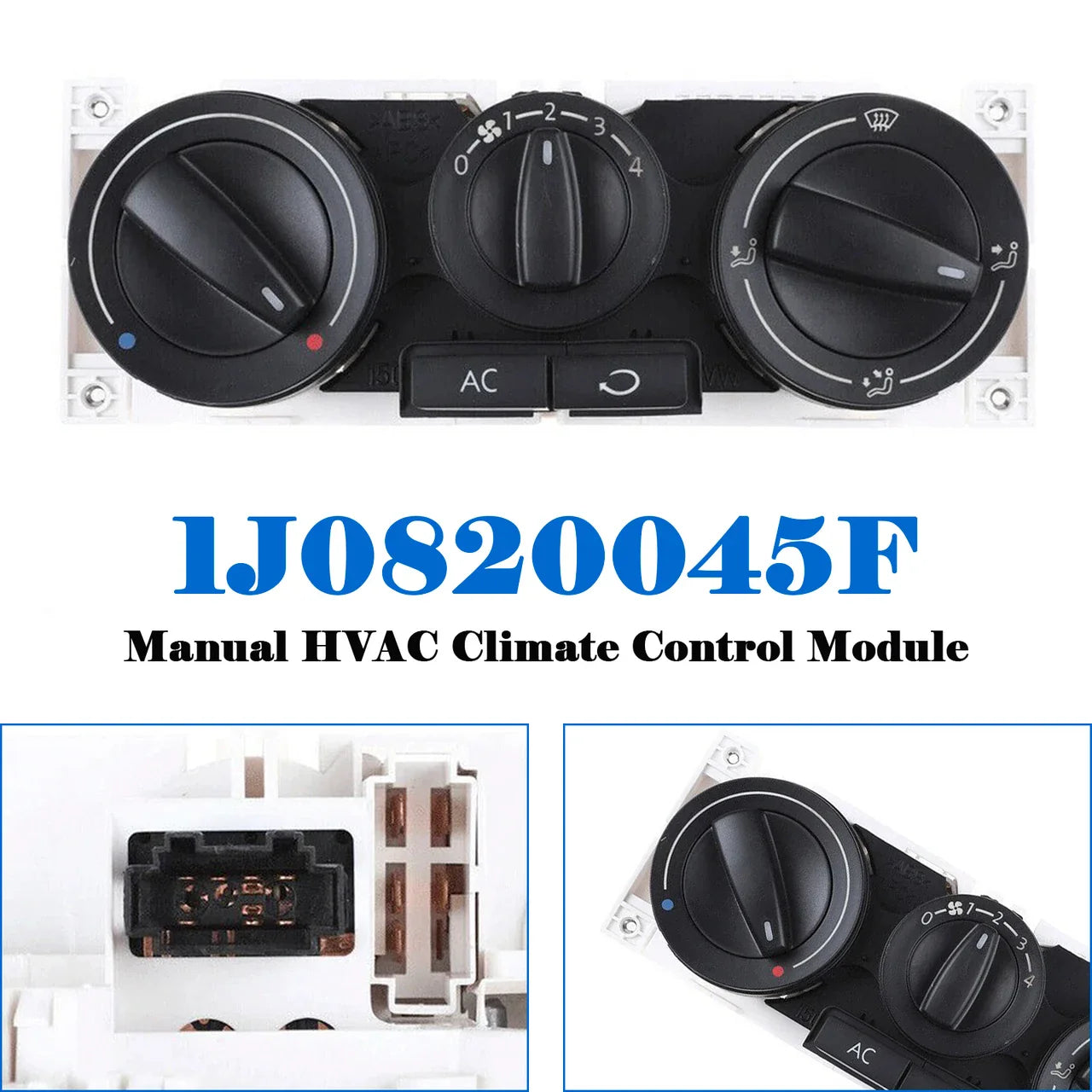 1998-2010 VW Beetle 599-152 Manual HVAC Climate Control Module