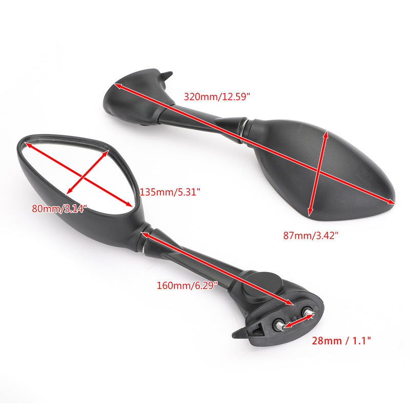 BMW S1000RR 2010-2018 HP4 2011-2015 Motorcycle Black Rearview Side Mirrors