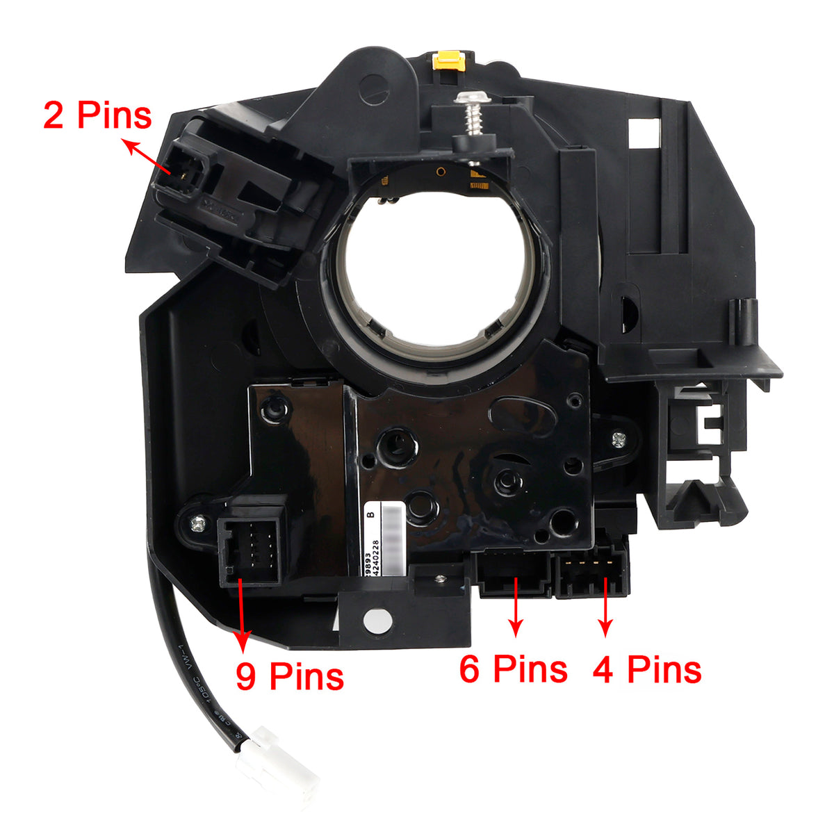 Dodge RAM 2013-2020 68110740AE Clock Spring with Angle Sensor 9 PINS