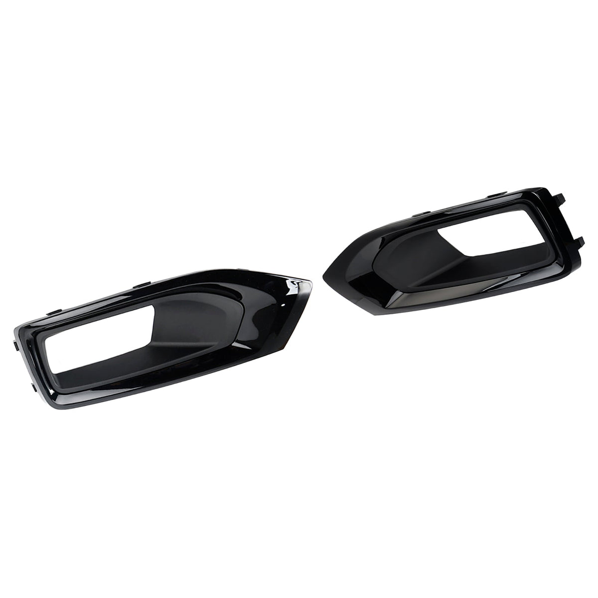 2015-2020 GMC Yukon / Yukon XL Fog Light Lamp Cover Gloss Black Trim Pair