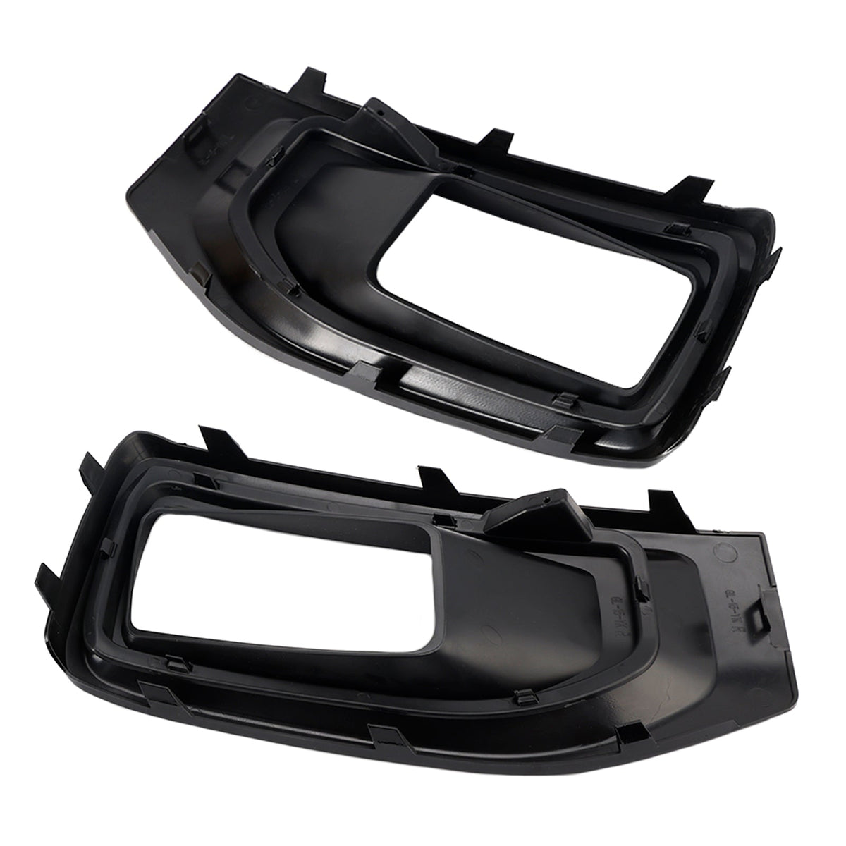 2015-2020 GMC Yukon / Yukon XL Fog Light Lamp Cover Gloss Black Trim Pair