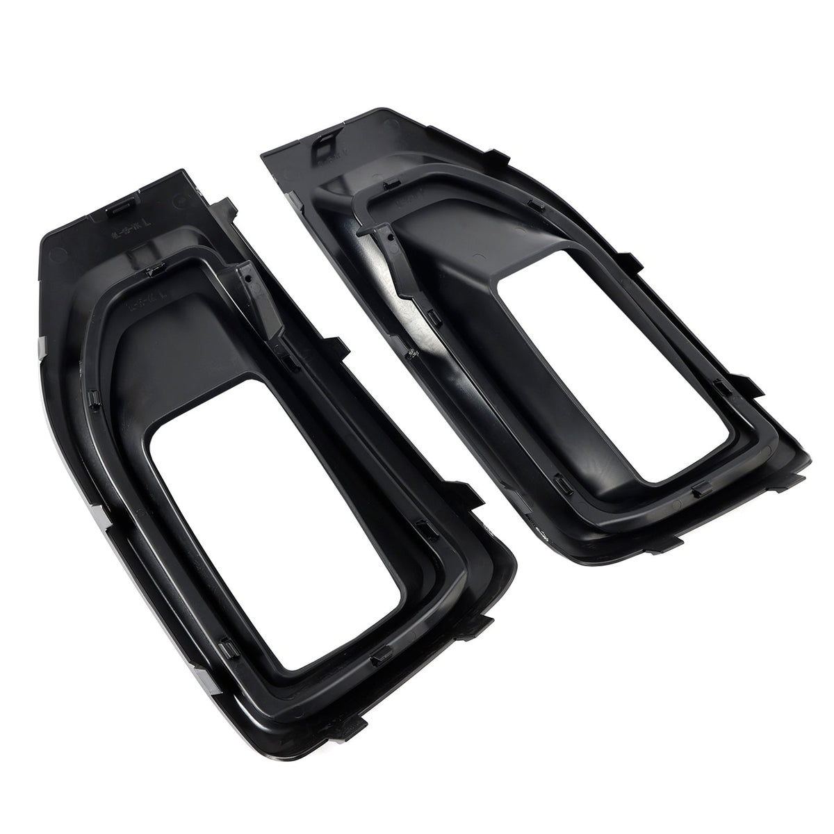 2015-2020 GMC Yukon / Yukon XL Fog Light Lamp Cover Gloss Black Trim Pair