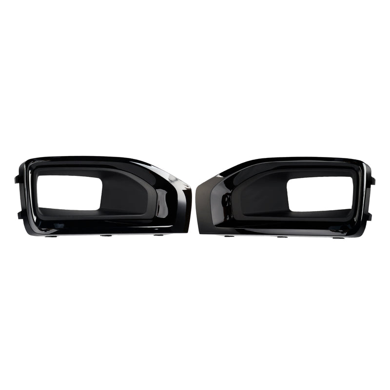 2015-2020 GMC Yukon / Yukon XL Fog Light Lamp Cover Gloss Black Trim Pair