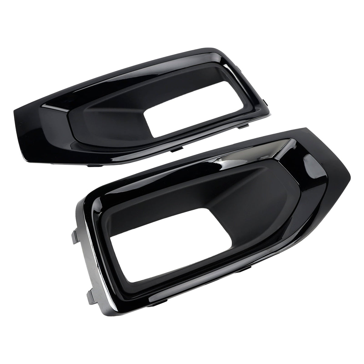 2015-2020 GMC Yukon / Yukon XL Fog Light Lamp Cover Gloss Black Trim Pair