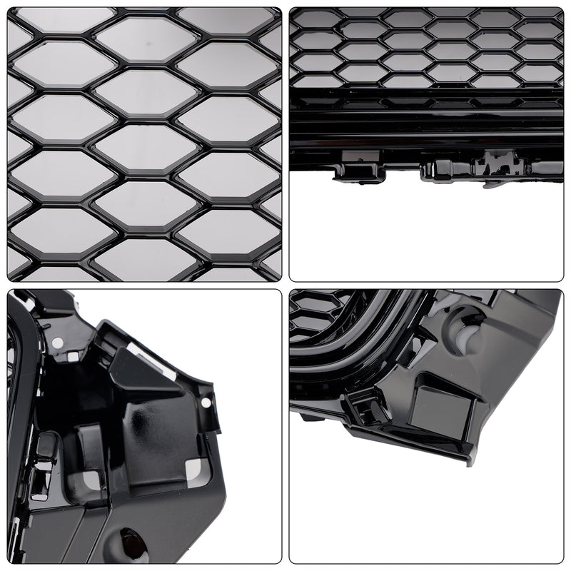 2013-2016 Audi A3 S3 To RS3 Style Front Henycomb Bumper Grill W/Quattro