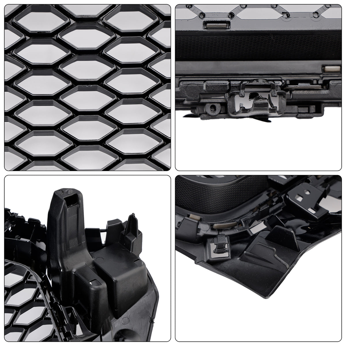2013-2016 Audi A3 S3 To RS3 Style Front Henycomb Bumper Grill W/Quattro